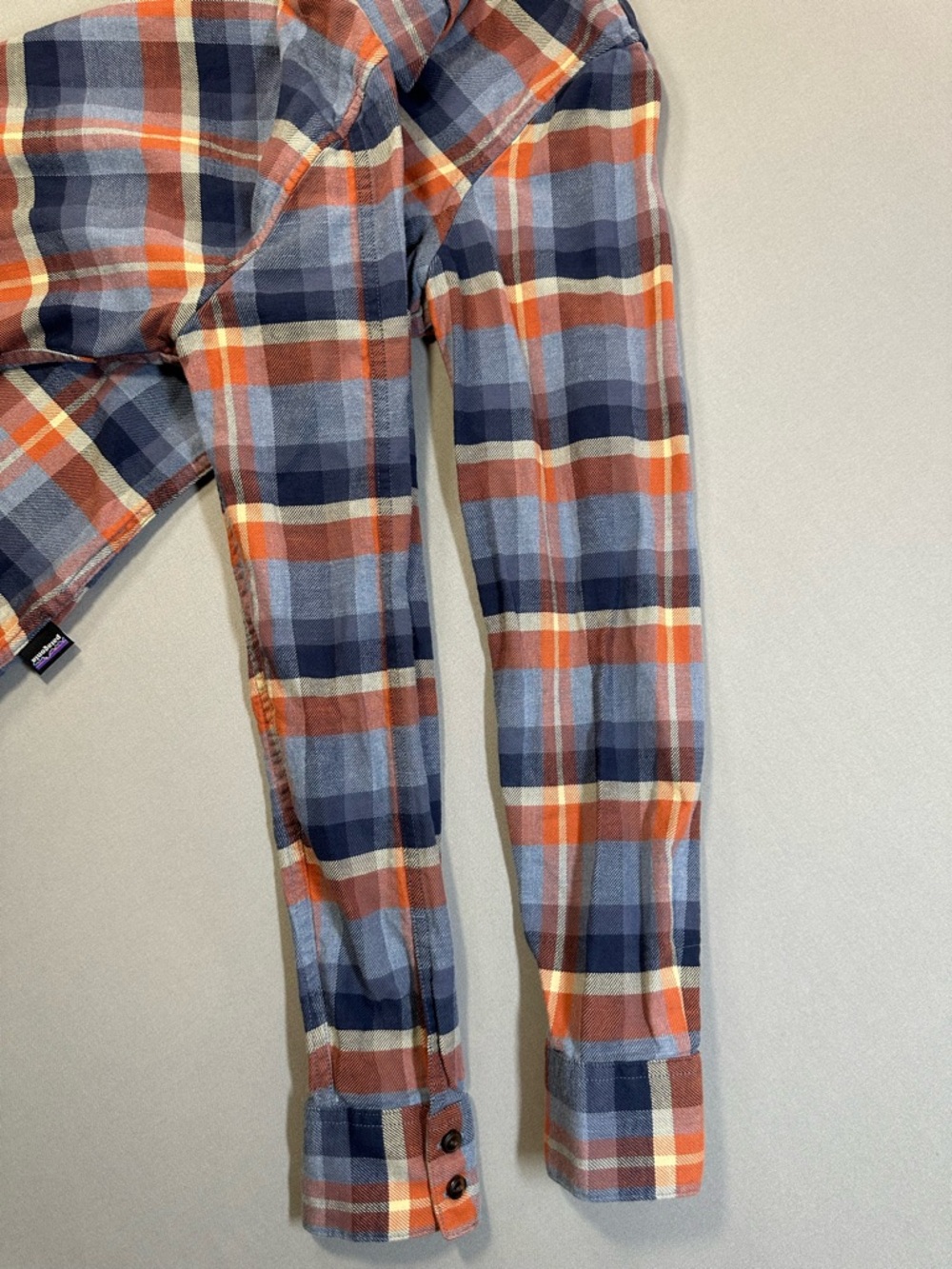 Patagonia Heywood Flannel Shirt, Button Up, Organic Cotton - Womens 8 - Picture 10 of 15